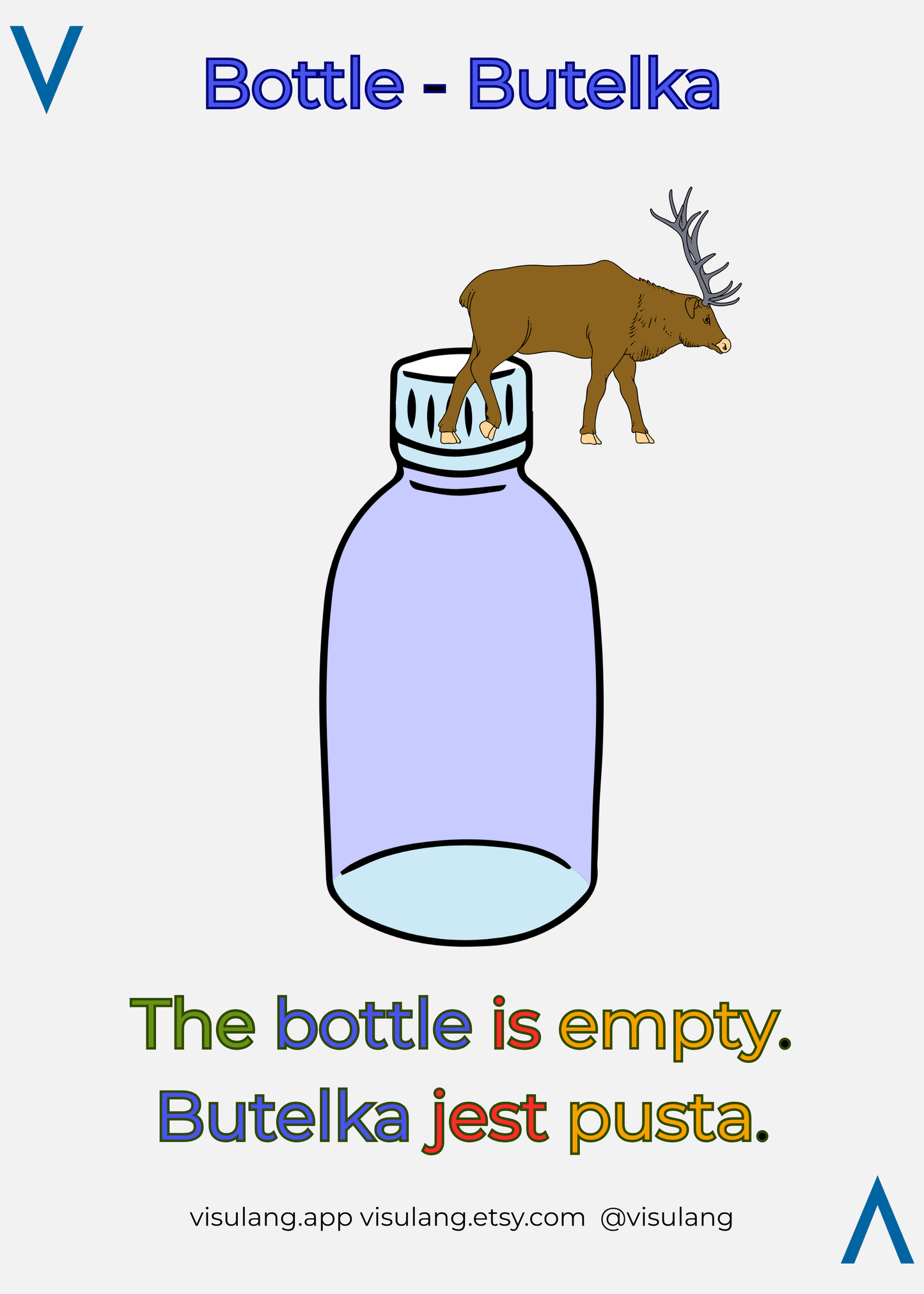 The bottle is empty - Butelka jest pusta