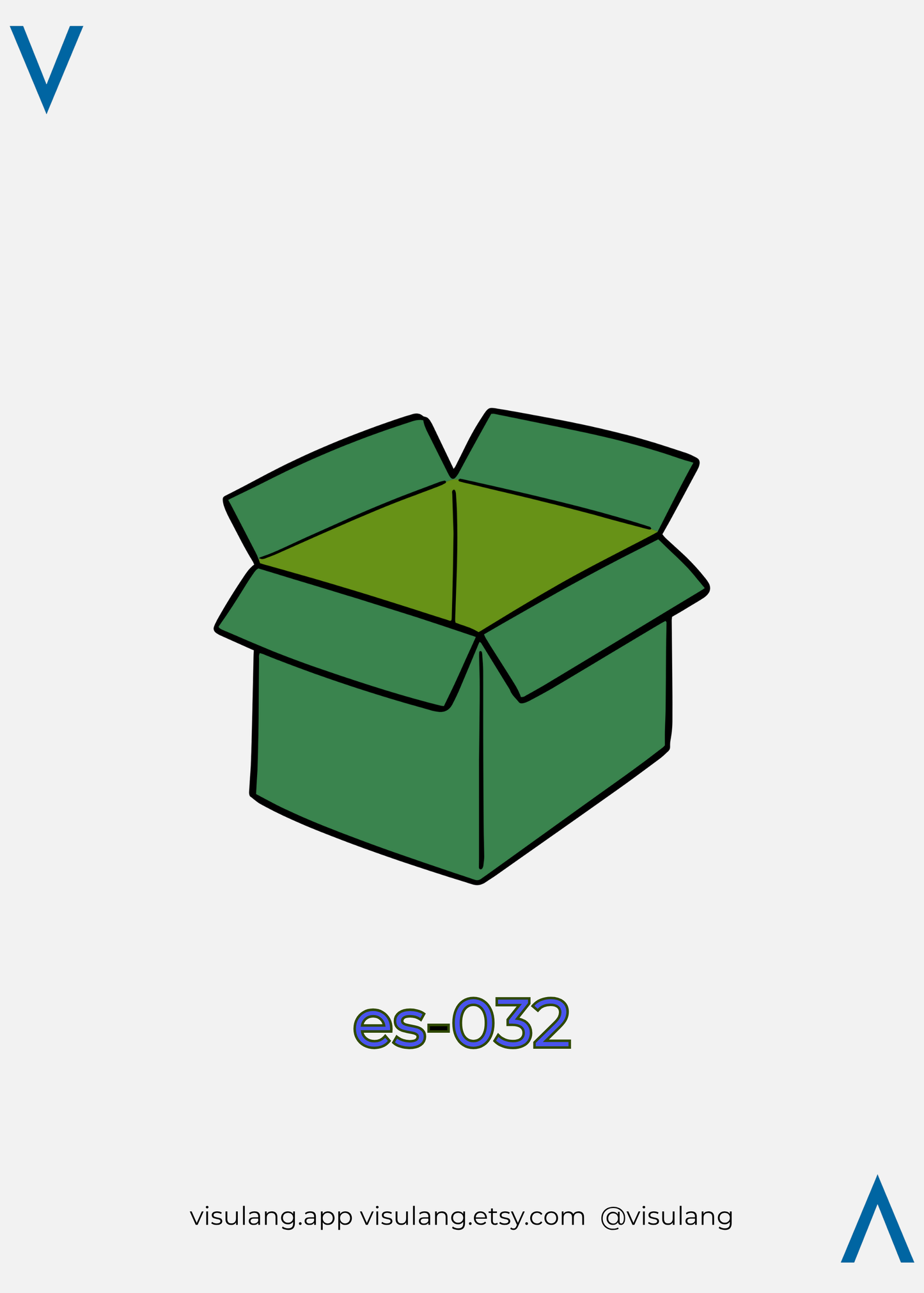 es-032 Visulang Spanish flashcard