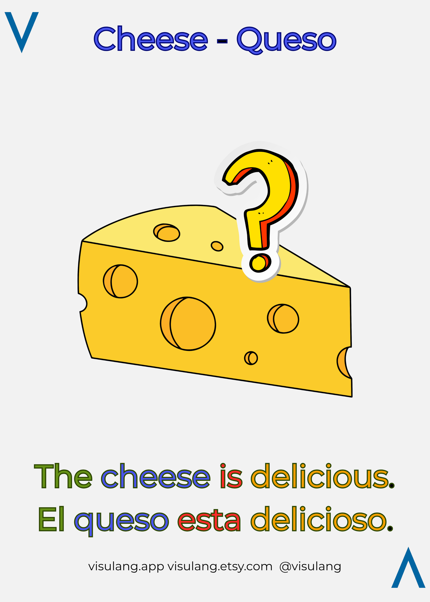 The cheese is delicious - El queso esta delicioso
