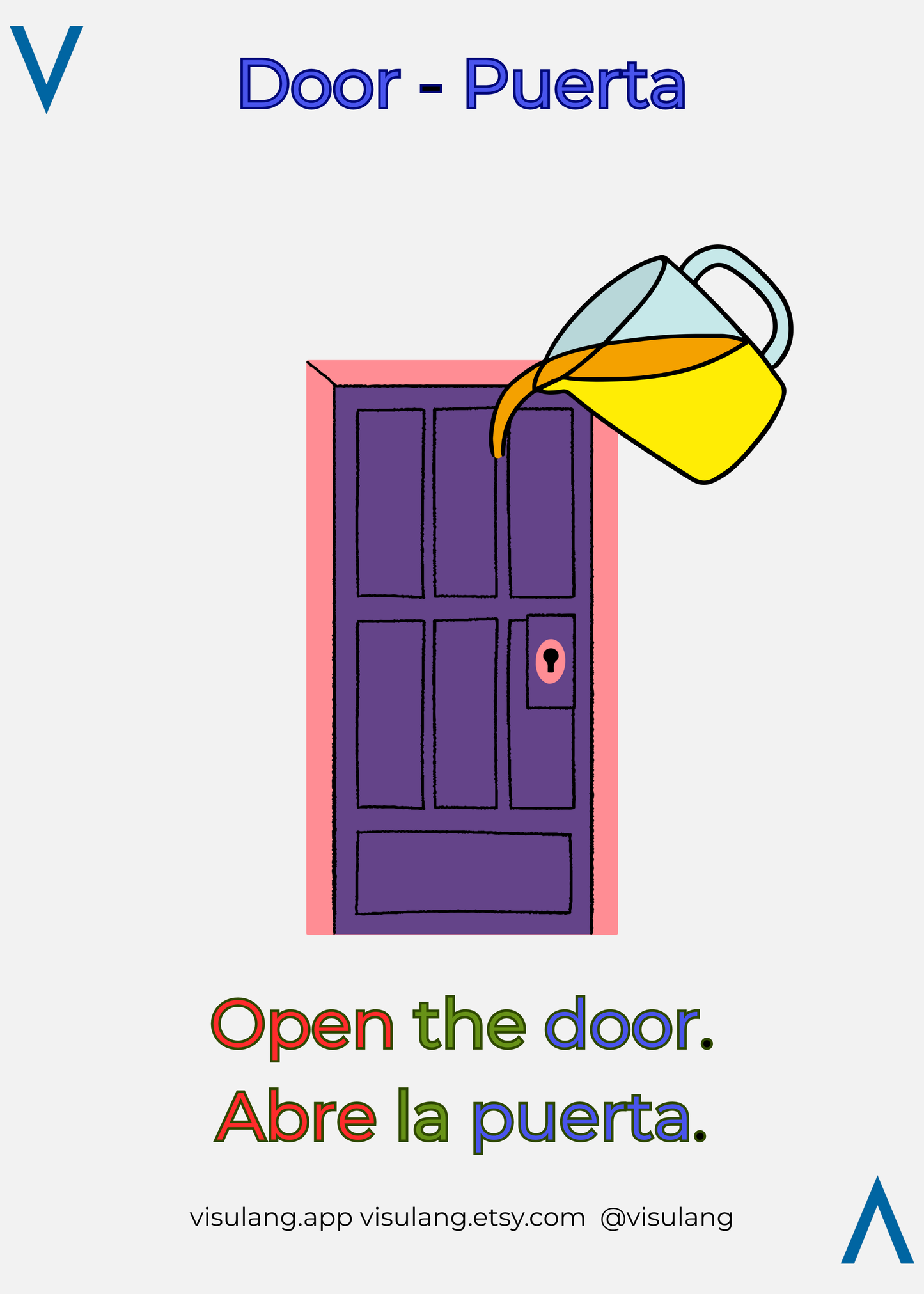 Open the door - Abre la puerta