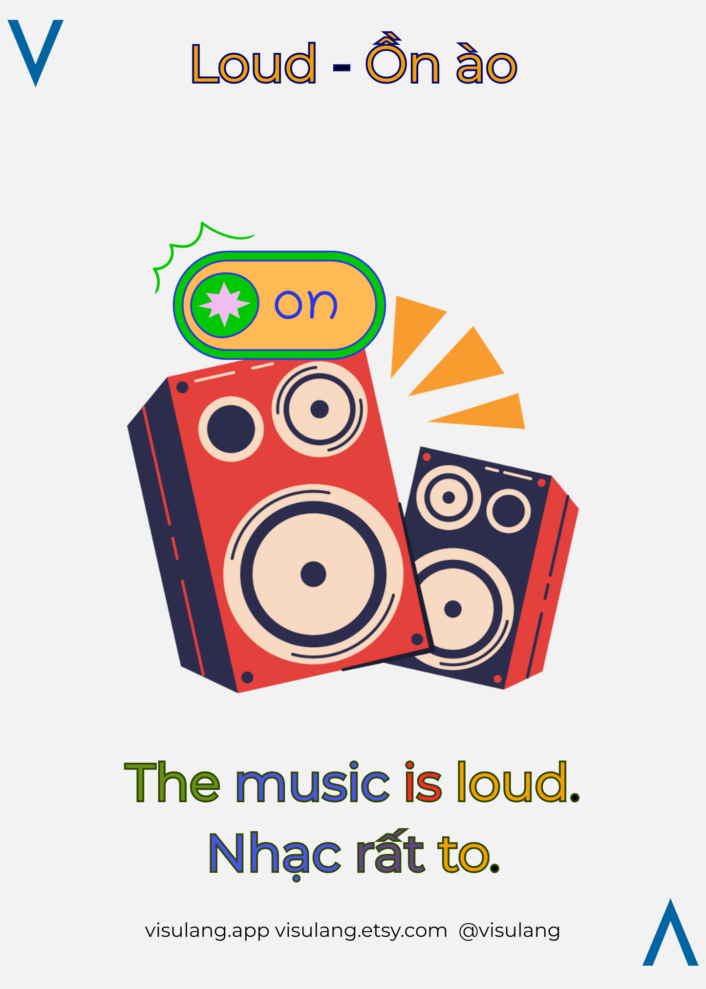 Loud - Ồn ào in Vietnamese