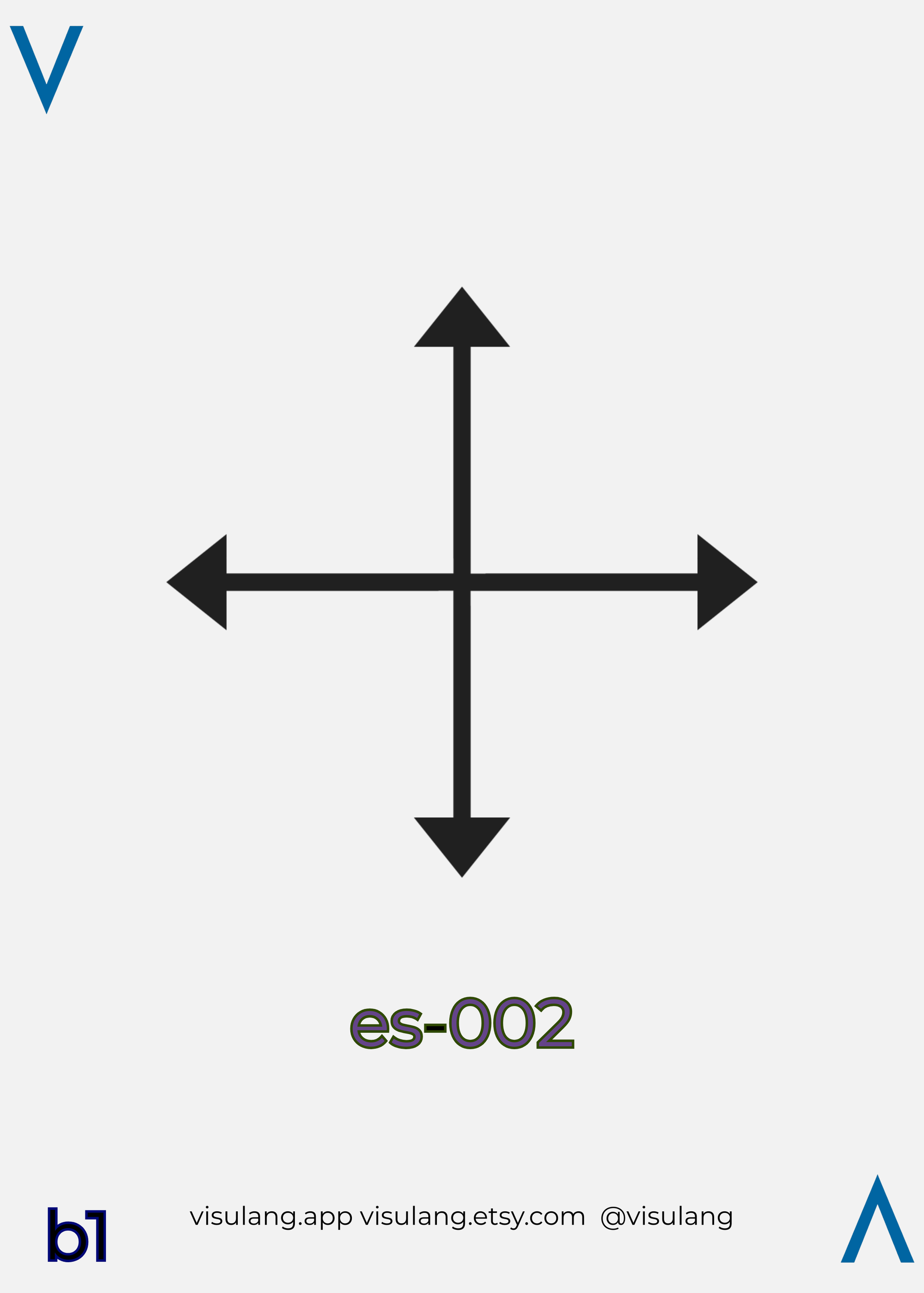 Visulang 16x16 Coordinate grid for certainty of retrieval. 