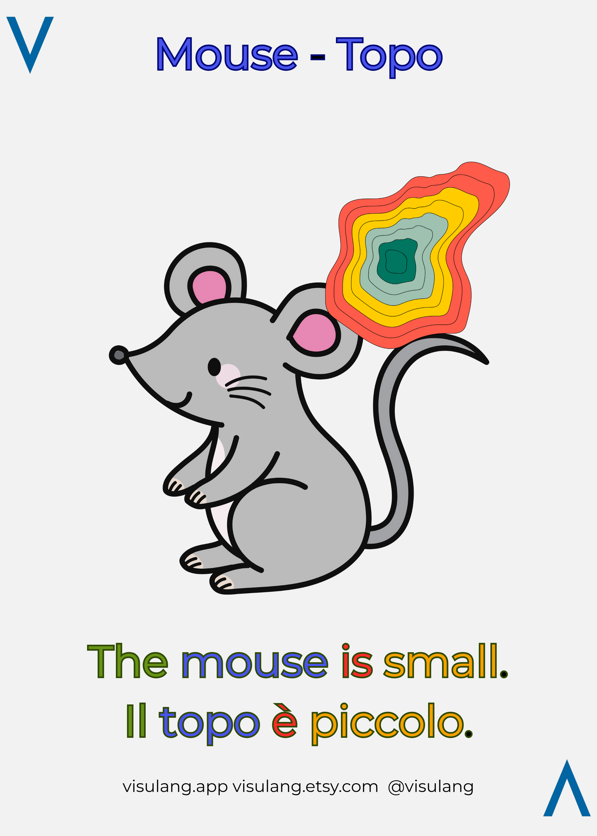 The mouse is small - Il topo è piccolo